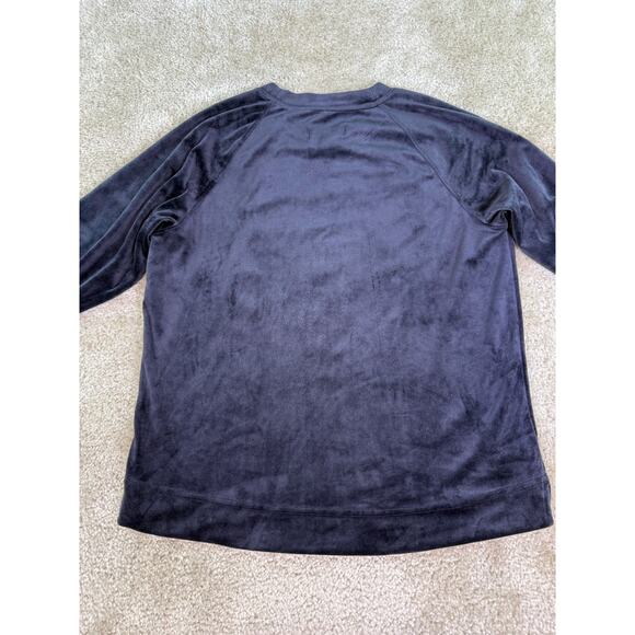 Lou & Grey Signaturesoft Loungewear Top Women Size S Gray Long Sleeve E047 - Picture 3 of 8